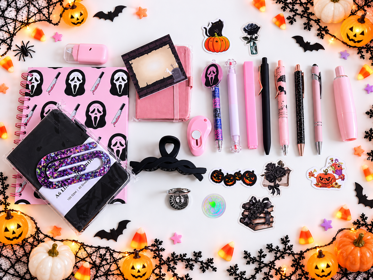 Pretty in pink, with a little Ghostface attitude. 💗👻🖤