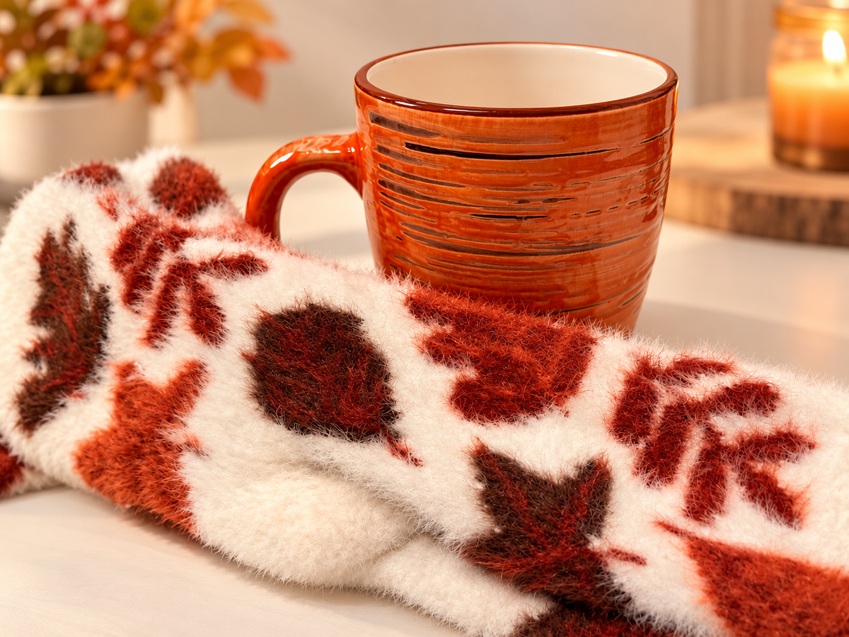 Cozy autumn days are calling. 🍂☕🧦