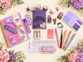 Pink & Purple Joy — 30-Piece Stationery & Journaling Gift Bundle 💜🩷