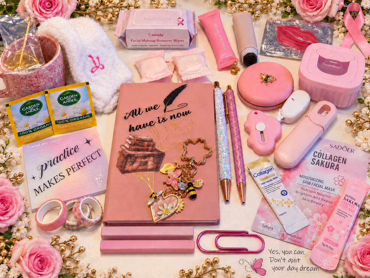 🎀 Pink October Cozy Box – Breast Cancer Awareness Mug & Socks Gift Set 🎀